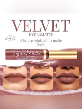 SeneGence HydraMatte Velvet Long-Lasting Lip Color — Brown-Pink